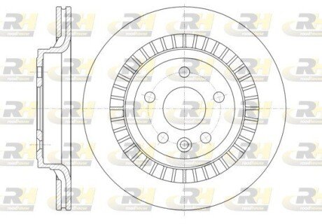 Гальмівний диск roadhouse 6132010 на Вольво Xc60