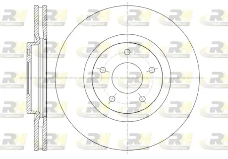 Тормозной диск roadhouse 6134910