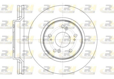 Гальмівний диск roadhouse 6135810