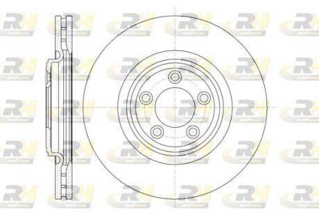 Гальмівний диск roadhouse 6137410