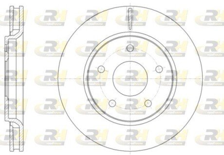 Гальмівний диск roadhouse 6139310