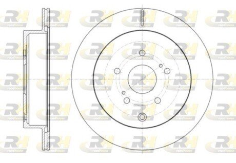 Гальмівний диск roadhouse 6141610 на Сузуки Гранд Витара