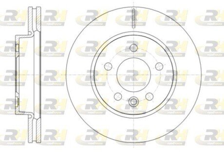 Гальмівний диск roadhouse 6141810