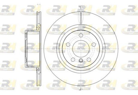 Тормозной диск roadhouse 6145510 на Бмв X3 f25