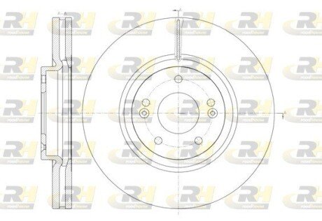 Тормозной диск roadhouse 6146210