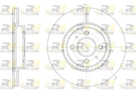 Тормозной диск roadhouse 6146310