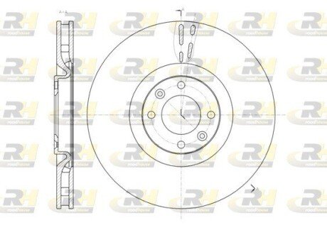 Тормозной диск roadhouse 6147010