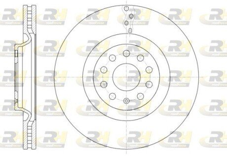 Гальмівний диск roadhouse 6148510