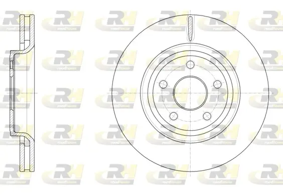 Тормозной диск roadhouse 6151210