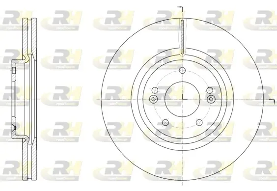 Тормозной диск roadhouse 6151410