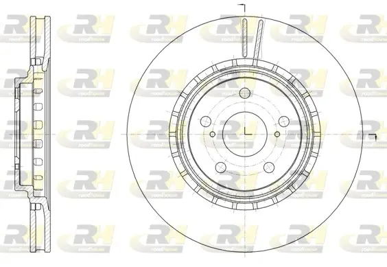 Тормозной диск roadhouse 6154010