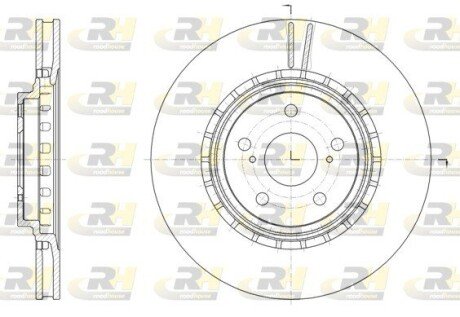 Тормозной диск roadhouse 6154010