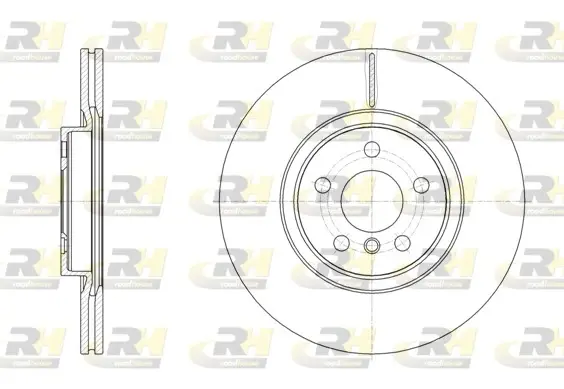 Тормозной диск roadhouse 6154610