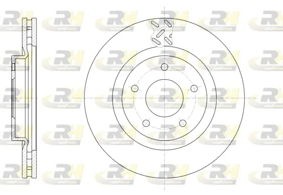 Тормозной диск roadhouse 6155310