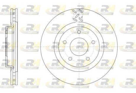 Тормозной диск roadhouse 6155310 на Додж Калибр (калибер)