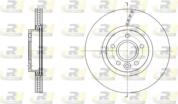 Тормозной диск roadhouse 6158910