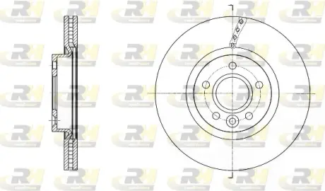 Тормозной диск roadhouse 6158910