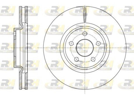 Тормозной диск roadhouse 6160210
