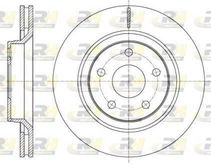 Гальмівний диск roadhouse 6161010 на Jeep Wrangler