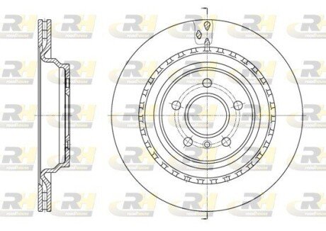 Тормозной диск roadhouse 6163610 на Мерседес M-Class w166