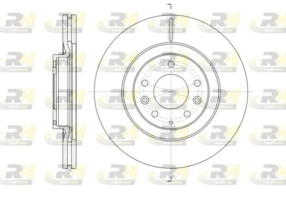 Тормозной диск roadhouse 6163810