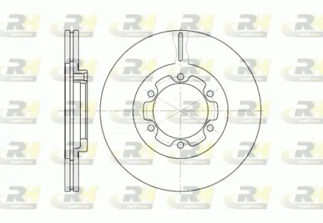 Гальмівний диск Roadhouse 618810