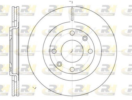 Тормозной диск roadhouse 624010 на Ситроен Ксантия