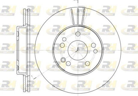 Тормозной диск roadhouse 631410