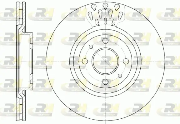 Тормозной диск roadhouse 631510