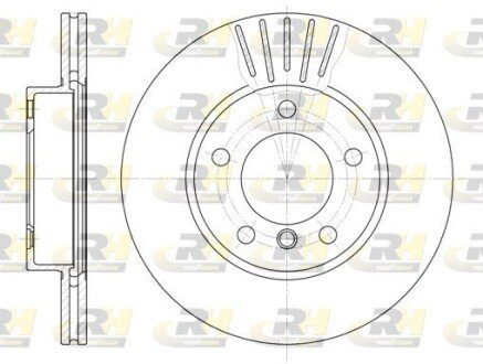Тормозной диск roadhouse 632410