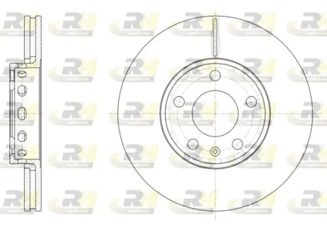 Тормозной диск roadhouse 632810