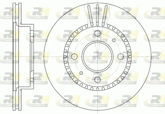 Тормозной диск roadhouse 642310