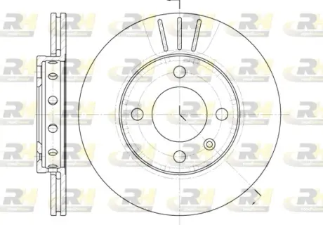 Тормозной диск roadhouse 642610