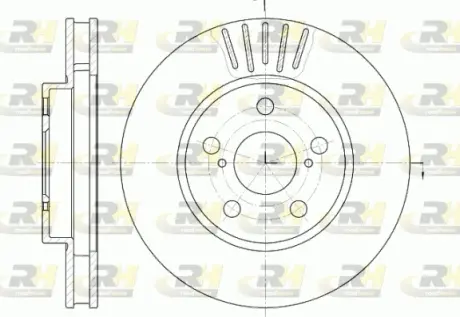 Тормозной диск roadhouse 654110