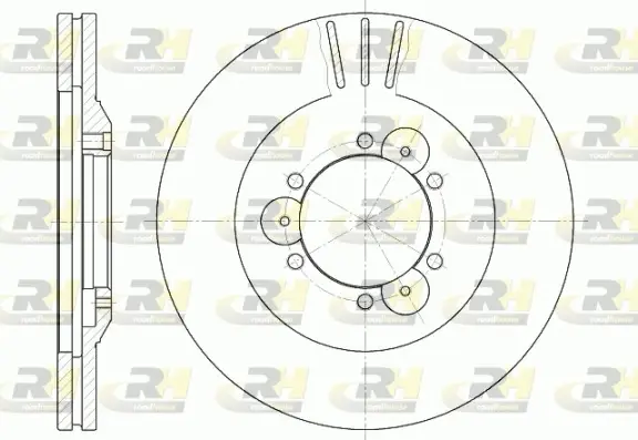 Тормозной диск roadhouse 656010