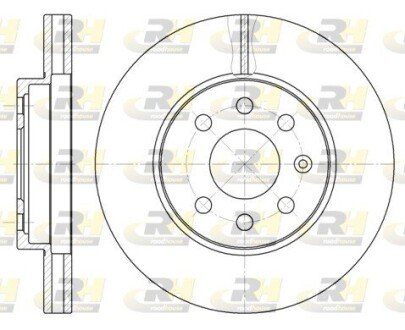 Гальмівний диск roadhouse 657310