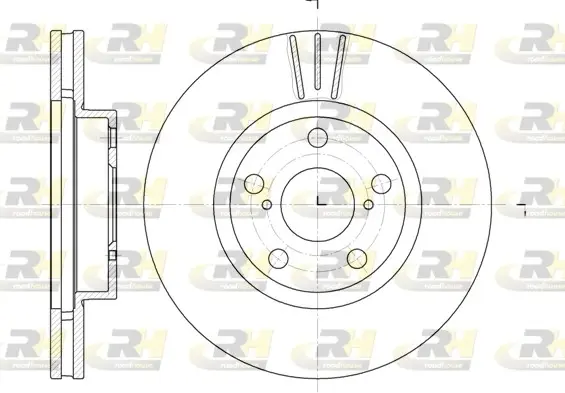 Тормозной диск roadhouse 657710