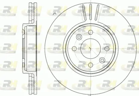 Тормозной диск roadhouse 658310