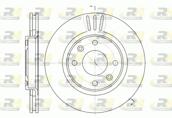 Тормозной диск roadhouse 660310