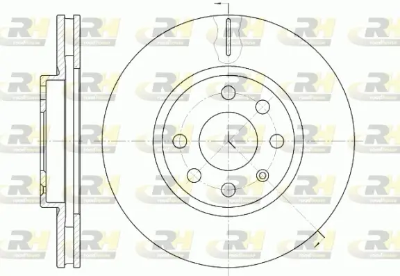 Тормозной диск roadhouse 661110