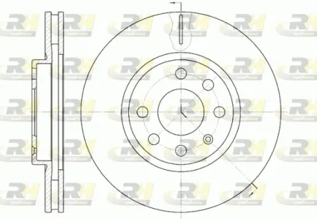 Тормозной диск roadhouse 661110
