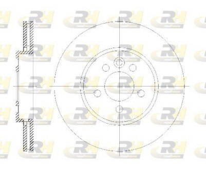 Гальмівний диск roadhouse 661410 на Rover 75