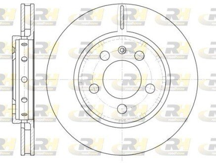 Тормозной диск roadhouse 664610 на Сеат Толедо 1