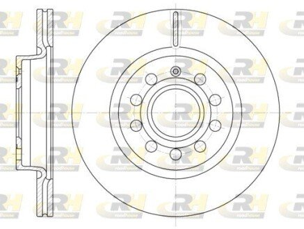 Тормозной диск roadhouse 664710 на Сеат Леон