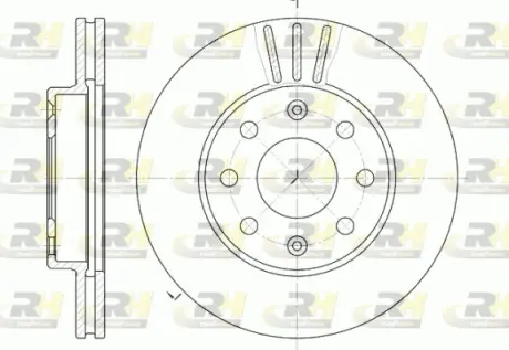 Тормозной диск roadhouse 665510