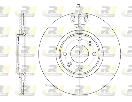 Тормозной диск roadhouse 665710
