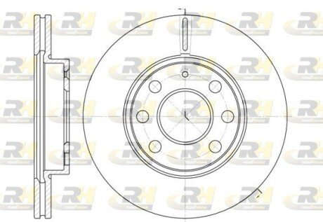Тормозной диск roadhouse 666510