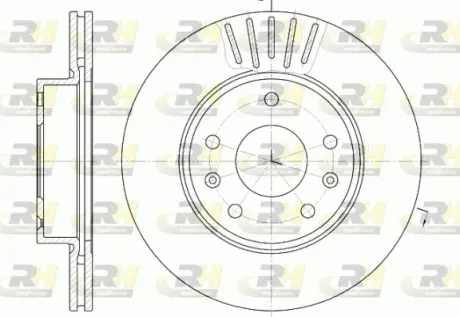 Тормозной диск roadhouse 667010