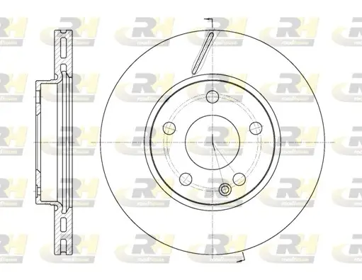 Тормозной диск roadhouse 667510