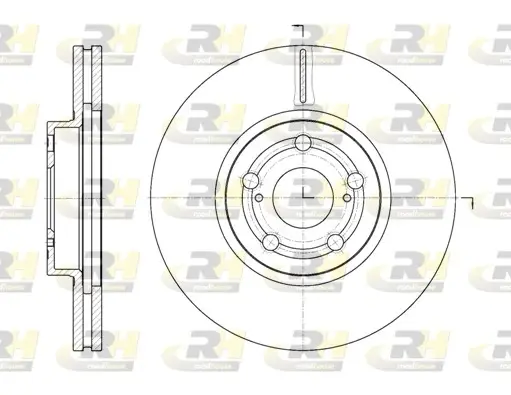 Тормозной диск roadhouse 670110